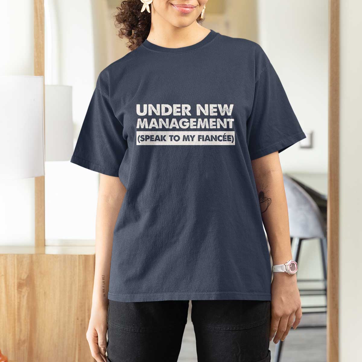 Funny Fiancé T Shirt For Women Engagement Gift For Fiance Bachelor Party