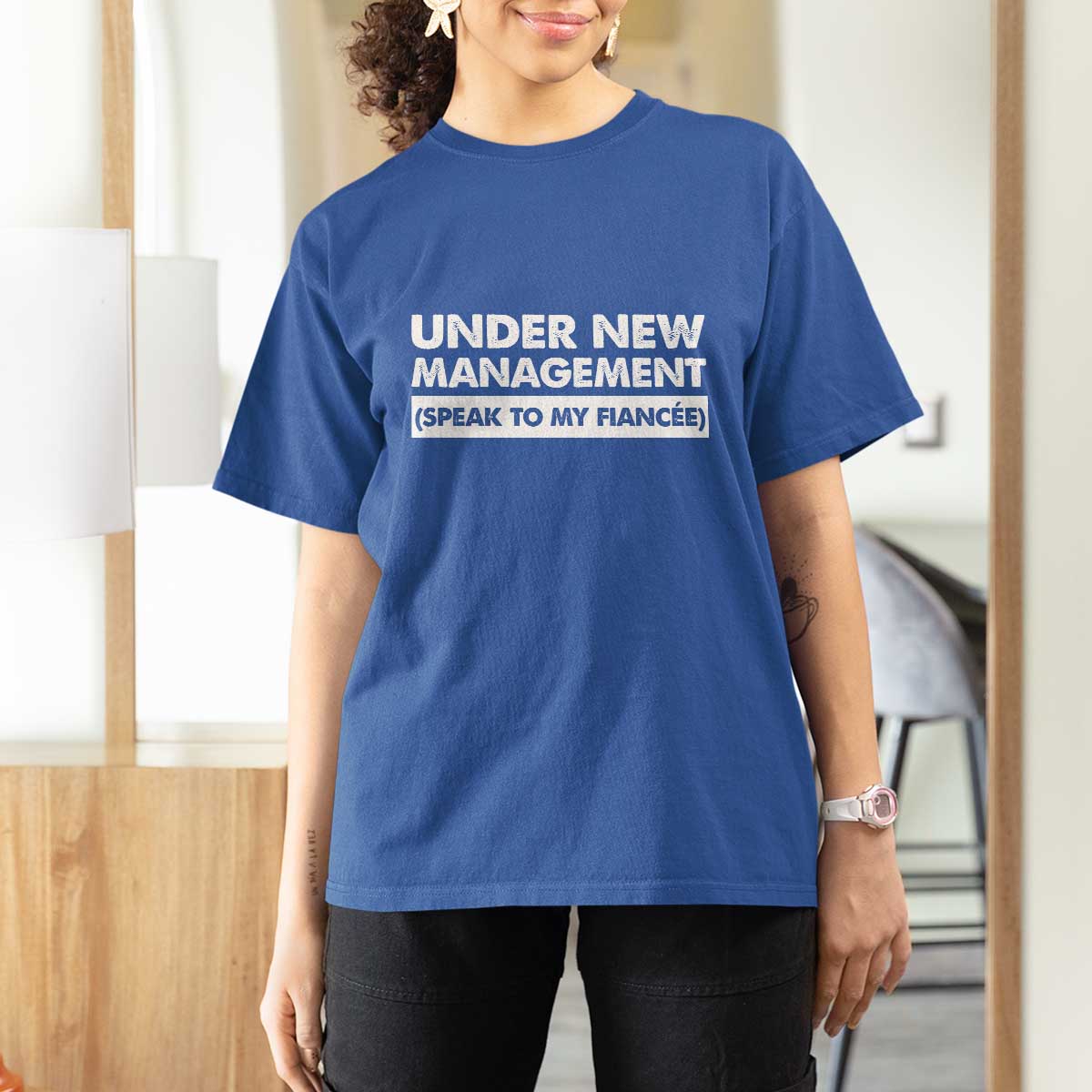 Funny Fiancé T Shirt For Women Engagement Gift For Fiance Bachelor Party