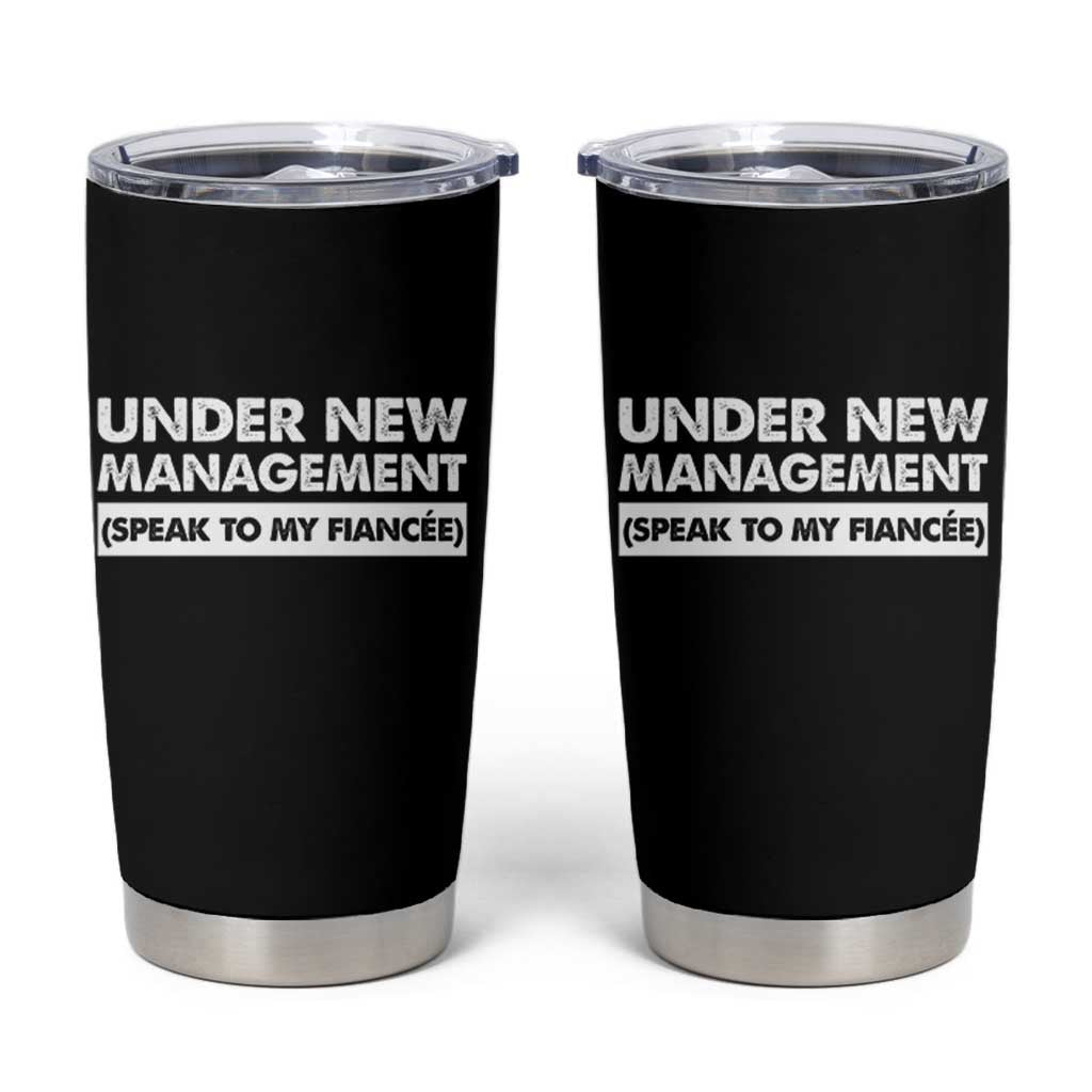Funny Fiancé Tumbler Cup Engagement Gift For Fiance Bachelor Party