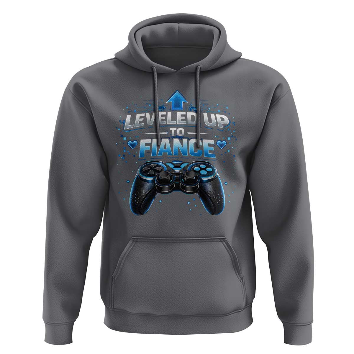 Leveled Up To Fiance Hoodie Newly Engaged Gifts For Him Gamer