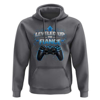Leveled Up To Fiance Hoodie Newly Engaged Gifts For Him Gamer