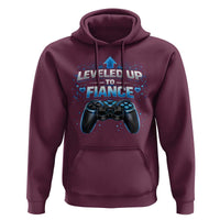 Leveled Up To Fiance Hoodie Newly Engaged Gifts For Him Gamer