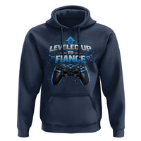 Leveled Up To Fiance Hoodie Newly Engaged Gifts For Him Gamer