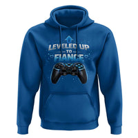 Leveled Up To Fiance Hoodie Newly Engaged Gifts For Him Gamer