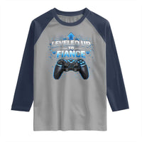 Leveled Up To Fiance Raglan Shirt Newly Engaged Gifts For Him Gamer