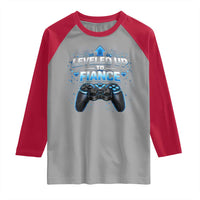 Leveled Up To Fiance Raglan Shirt Newly Engaged Gifts For Him Gamer