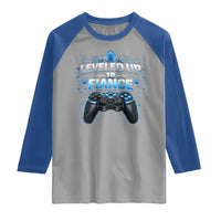 Leveled Up To Fiance Raglan Shirt Newly Engaged Gifts For Him Gamer