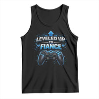 Leveled Up To Fiance Tank Top Newly Engaged Gifts For Him Gamer