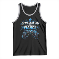 Leveled Up To Fiance Tank Top Newly Engaged Gifts For Him Gamer