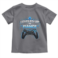 Leveled Up To Fiance Toddler T Shirt Newly Engaged Gifts For Him Gamer