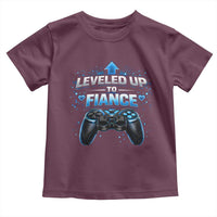 Leveled Up To Fiance Toddler T Shirt Newly Engaged Gifts For Him Gamer