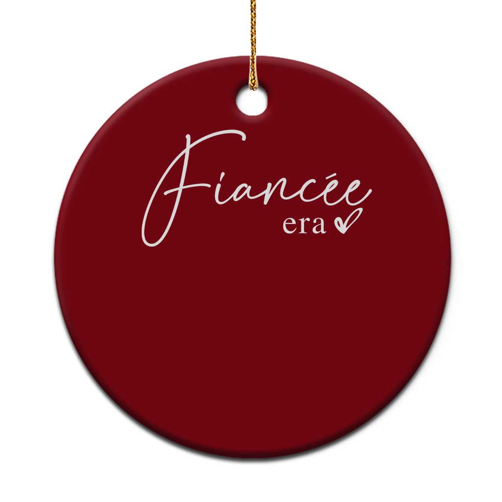 Fiancee Era Ceramic Ornament Engaged Bride Bachelorette Outfits