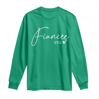 Fiancee Era Long Sleeve Shirt Engaged Bride Bachelorette Outfits