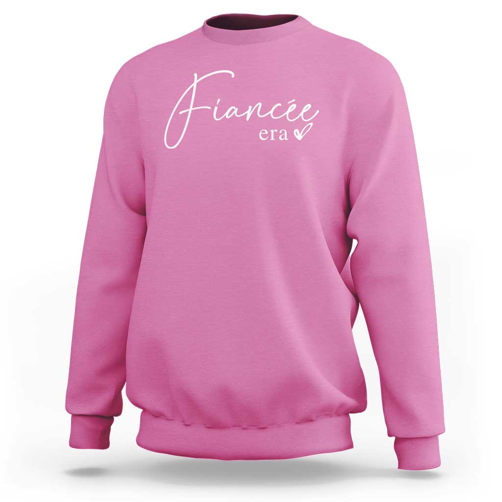 Fiancee Era Sweatshirt Engaged Bride Bachelorette Outfits