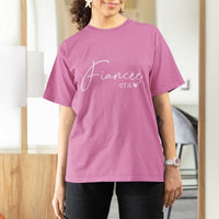 Fiancee Era T Shirt For Women Engaged Bride Bachelorette Outfits