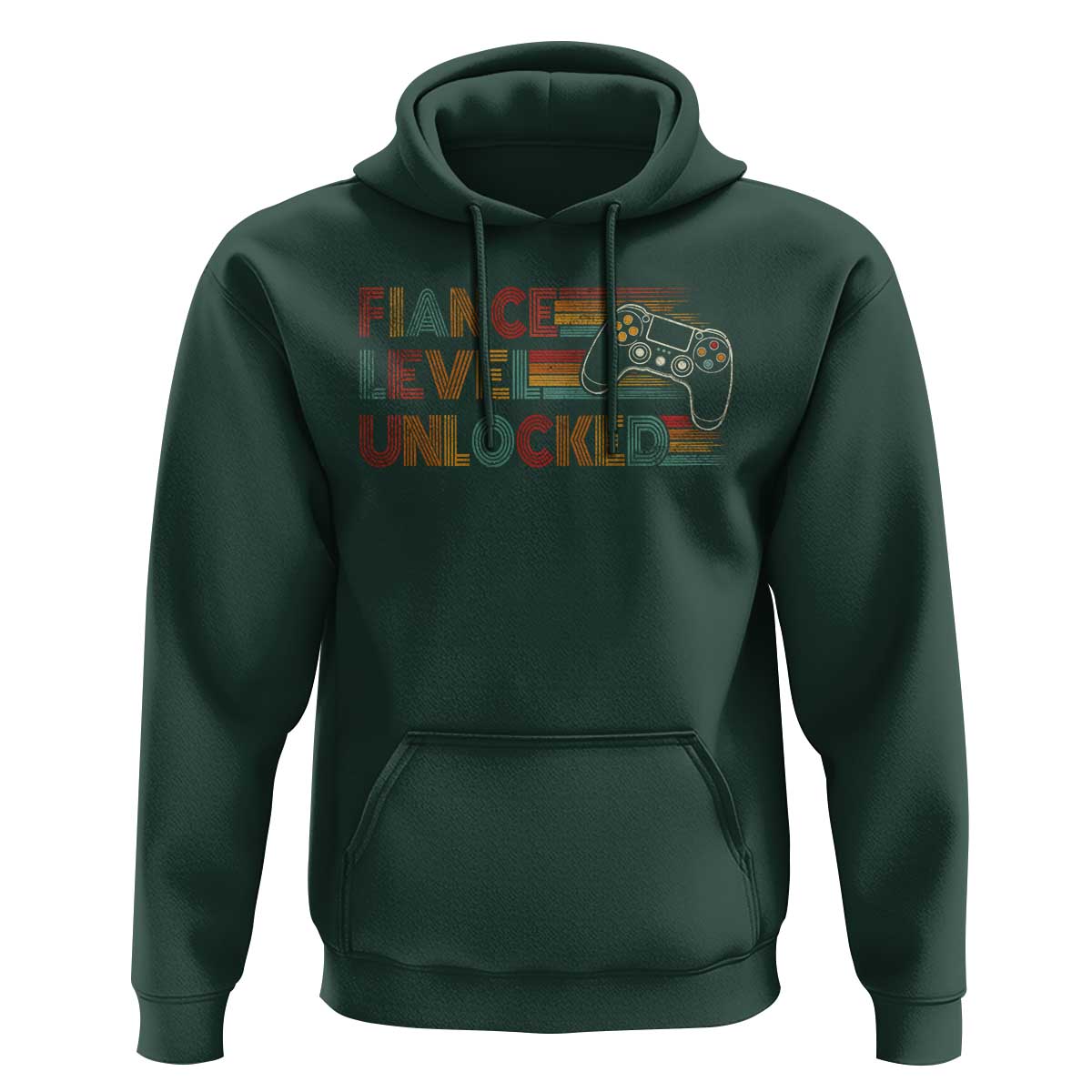 Fiance Level Unlocked Hoodie Retro Engaged Gifts For Him Gamer