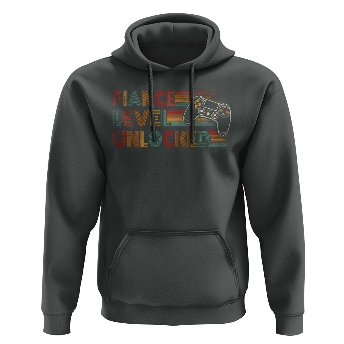 Fiance Level Unlocked Hoodie Retro Engaged Gifts For Him Gamer