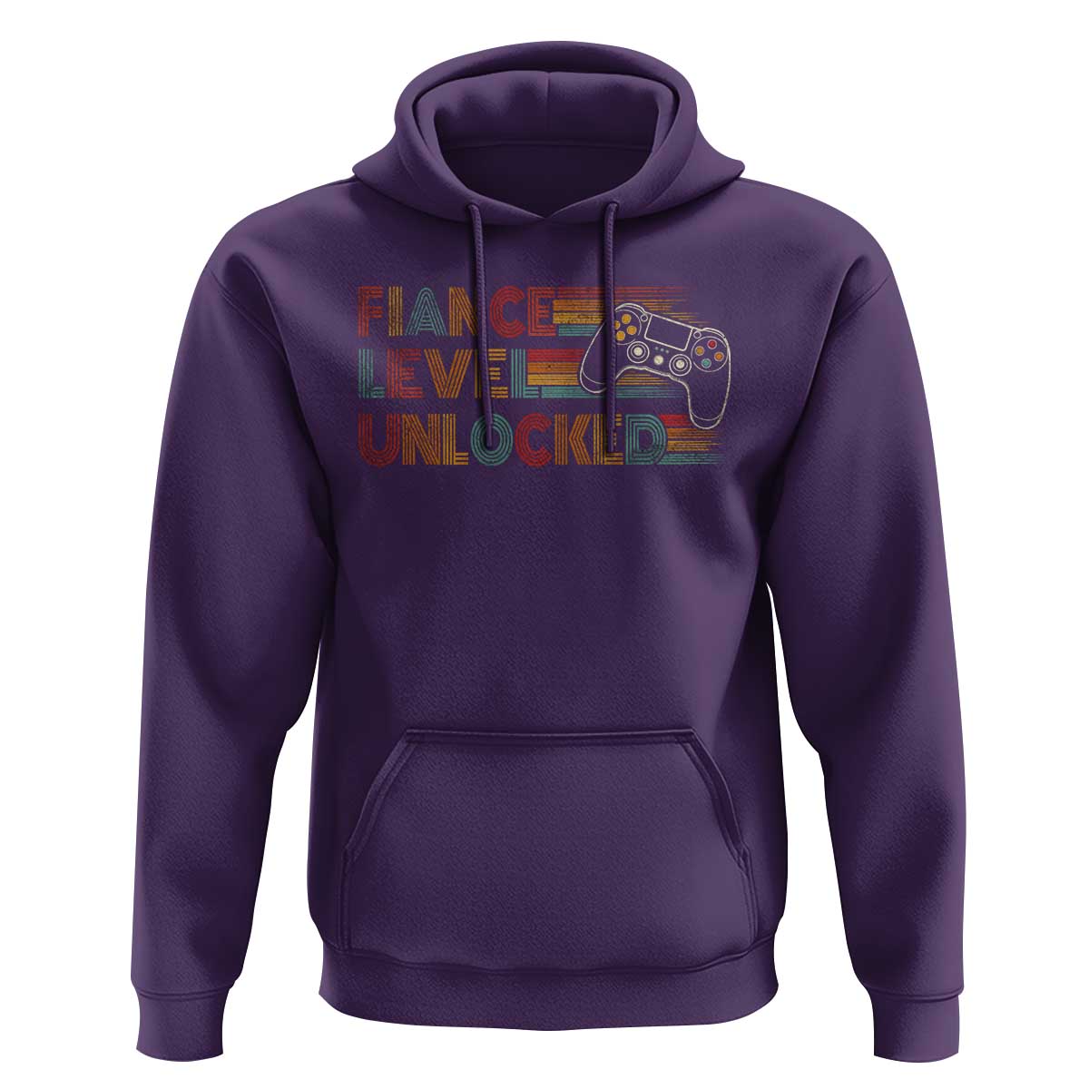 Fiance Level Unlocked Hoodie Retro Engaged Gifts For Him Gamer