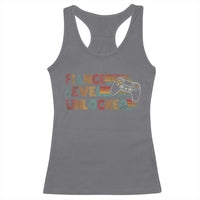 Fiance Level Unlocked Racerback Tank Top Retro Engaged Gifts For Him Gamer