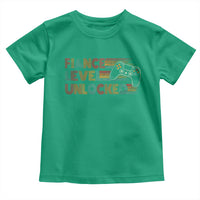 Fiance Level Unlocked Toddler T Shirt Retro Engaged Gifts For Him Gamer