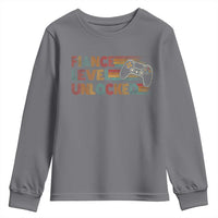 Fiance Level Unlocked Youth Sweatshirt Retro Engaged Gifts For Him Gamer