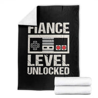 Leveled Fiance Unlocked Throw Blanket Engagement Gift For Fiancé Bachelor Party