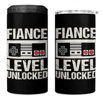 Leveled Fiance Unlocked 4 in 1 Can Cooler Tumbler Engagement Gift For Fiancé Bachelor Party
