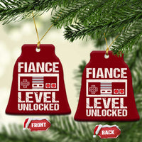 Leveled Fiance Unlocked Ceramic Ornament Engagement Gift For Fiancé Bachelor Party