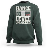 Leveled Fiance Unlocked Sweatshirt Engagement Gift For Fiancé Bachelor Party