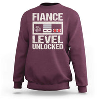 Leveled Fiance Unlocked Sweatshirt Engagement Gift For Fiancé Bachelor Party