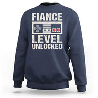 Leveled Fiance Unlocked Sweatshirt Engagement Gift For Fiancé Bachelor Party