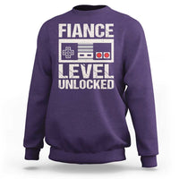 Leveled Fiance Unlocked Sweatshirt Engagement Gift For Fiancé Bachelor Party