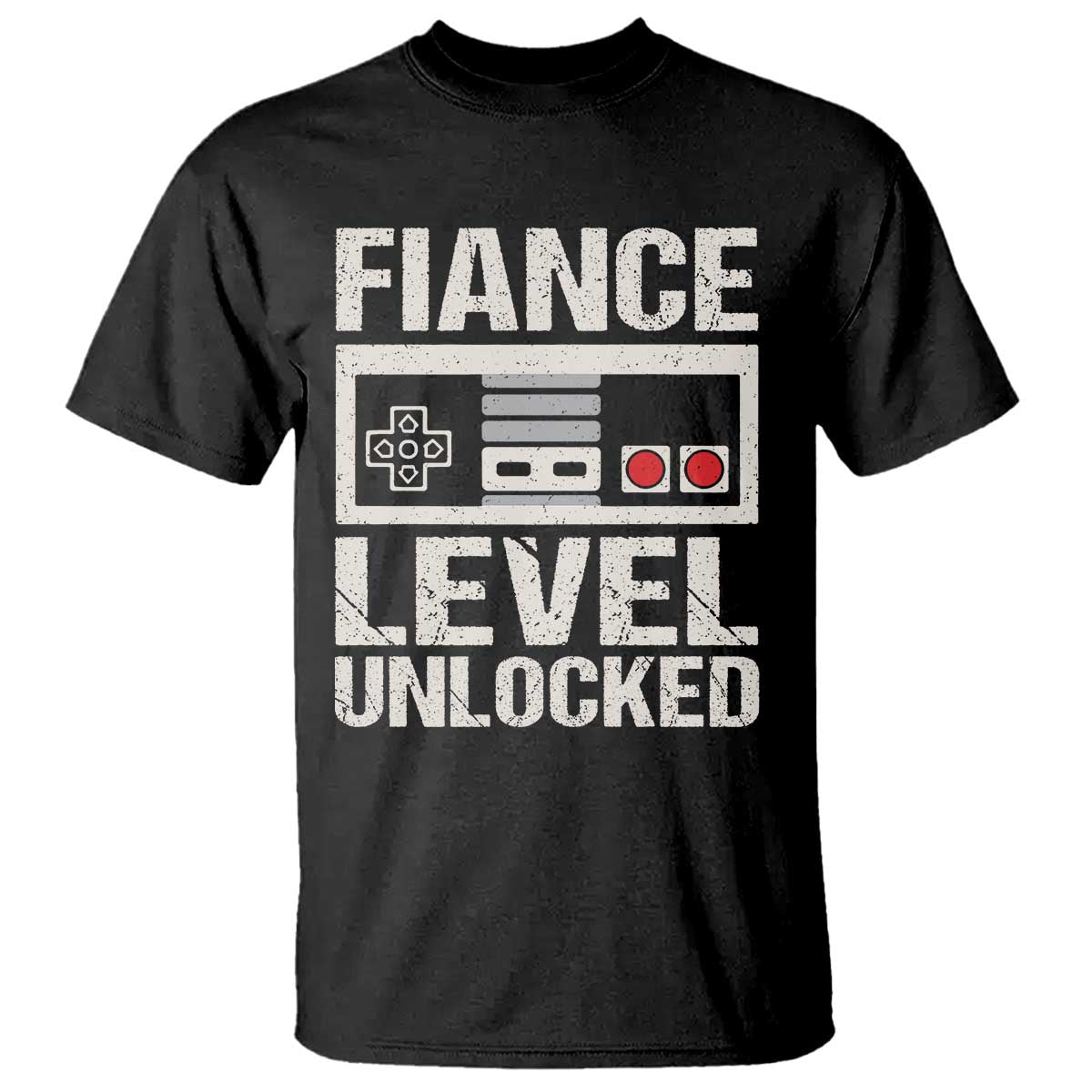 Leveled Fiance Unlocked T Shirt Engagement Gift For Fiancé Bachelor Party