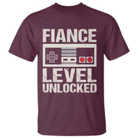 Leveled Fiance Unlocked T Shirt Engagement Gift For Fiancé Bachelor Party