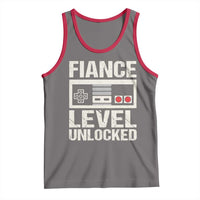 Leveled Fiance Unlocked Tank Top Engagement Gift For Fiancé Bachelor Party
