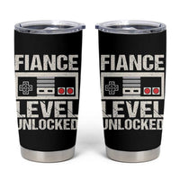 Leveled Fiance Unlocked Tumbler Cup Engagement Gift For Fiancé Bachelor Party