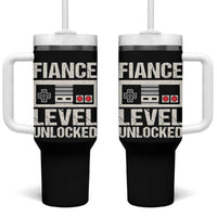 Leveled Fiance Unlocked Tumbler With Handle Engagement Gift For Fiancé Bachelor Party