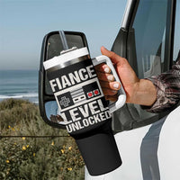 Leveled Fiance Unlocked Tumbler With Handle Engagement Gift For Fiancé Bachelor Party