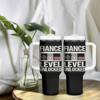 Leveled Fiance Unlocked Tumbler With Handle Engagement Gift For Fiancé Bachelor Party