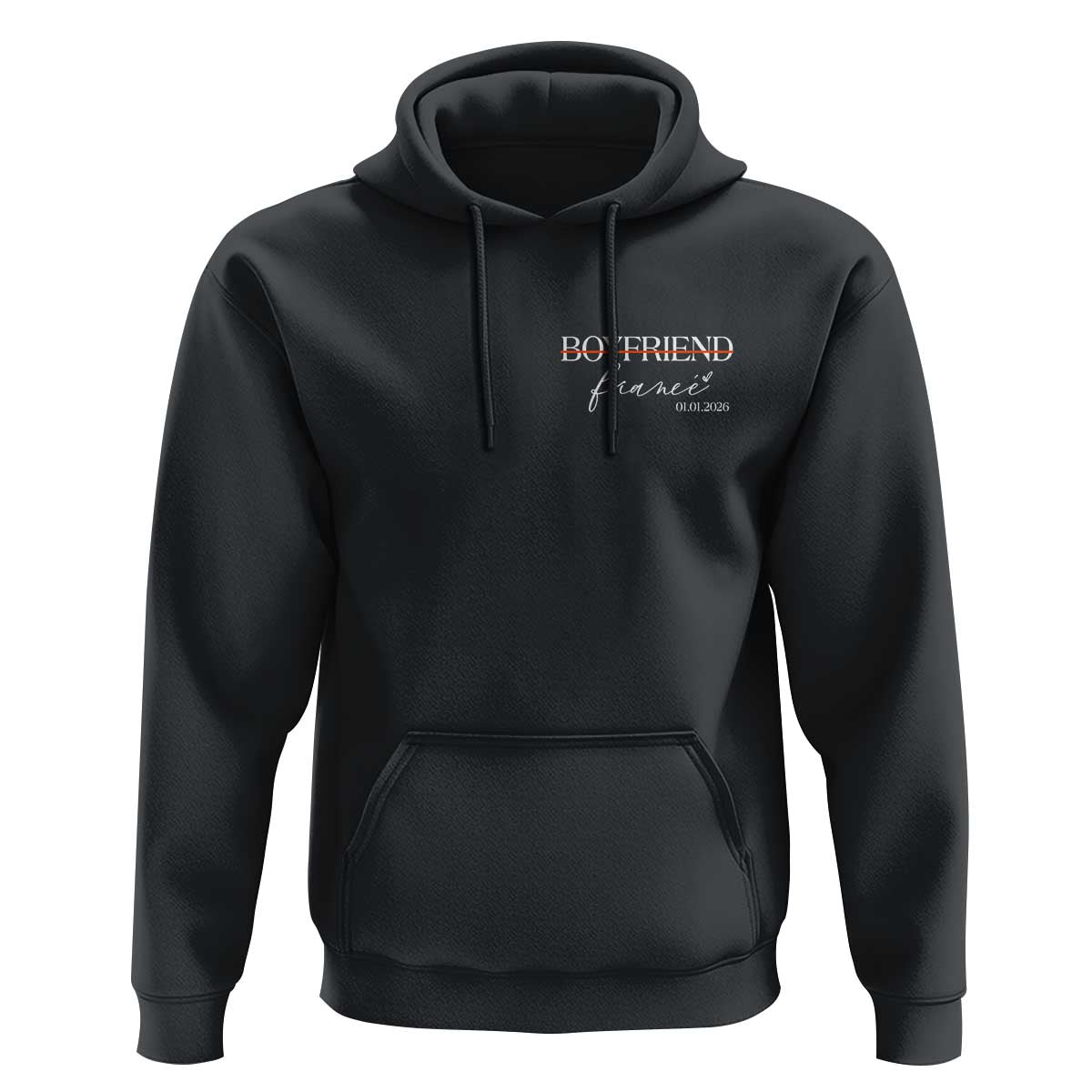 Personalized Fiance Hoodie Custom Date Boyfriend Engagement Gifts Future Mr and Mrs