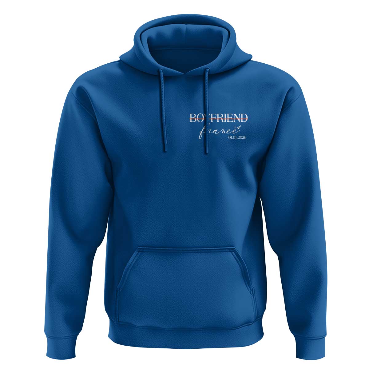 Personalized Fiance Hoodie Custom Date Boyfriend Engagement Gifts Future Mr and Mrs