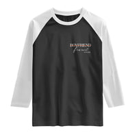 Personalized Fiance Raglan Shirt Custom Date Boyfriend Engagement Gifts Future Mr and Mrs