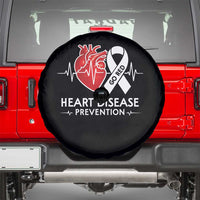 Go Red Heart Disease Prevention Spare Tire Cover Heartbeat CHD Wear Red February Month