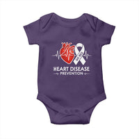 Go Red Heart Disease Prevention Baby Onesie Heartbeat CHD Wear Red February Month