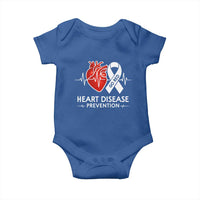 Go Red Heart Disease Prevention Baby Onesie Heartbeat CHD Wear Red February Month