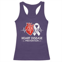 Go Red Heart Disease Prevention Racerback Tank Top Heartbeat CHD Wear Red February Month