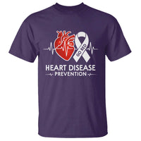 Go Red Heart Disease Prevention T Shirt Heartbeat CHD Wear Red February Month