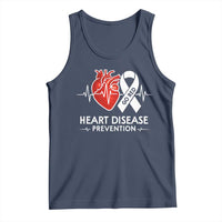 Go Red Heart Disease Prevention Tank Top Heartbeat CHD Wear Red February Month