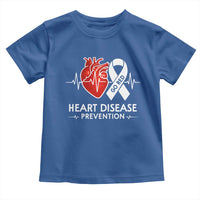 Go Red Heart Disease Prevention Toddler T Shirt Heartbeat CHD Wear Red February Month