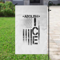 Abolish ICE Garden Flag Vintage American Flag